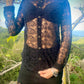 Black Longsleeve Lace Top