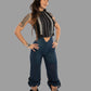 Suspender Pants | Navy