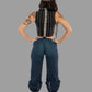 Suspender Pants | Navy